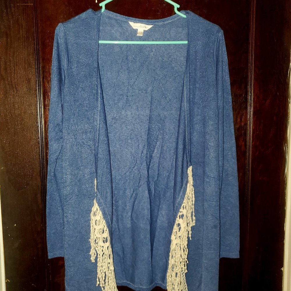 Charming Charlie Blue Jacket